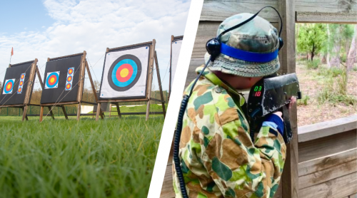 Come and try archery with outdoor laser skirmish – School Holiday ...